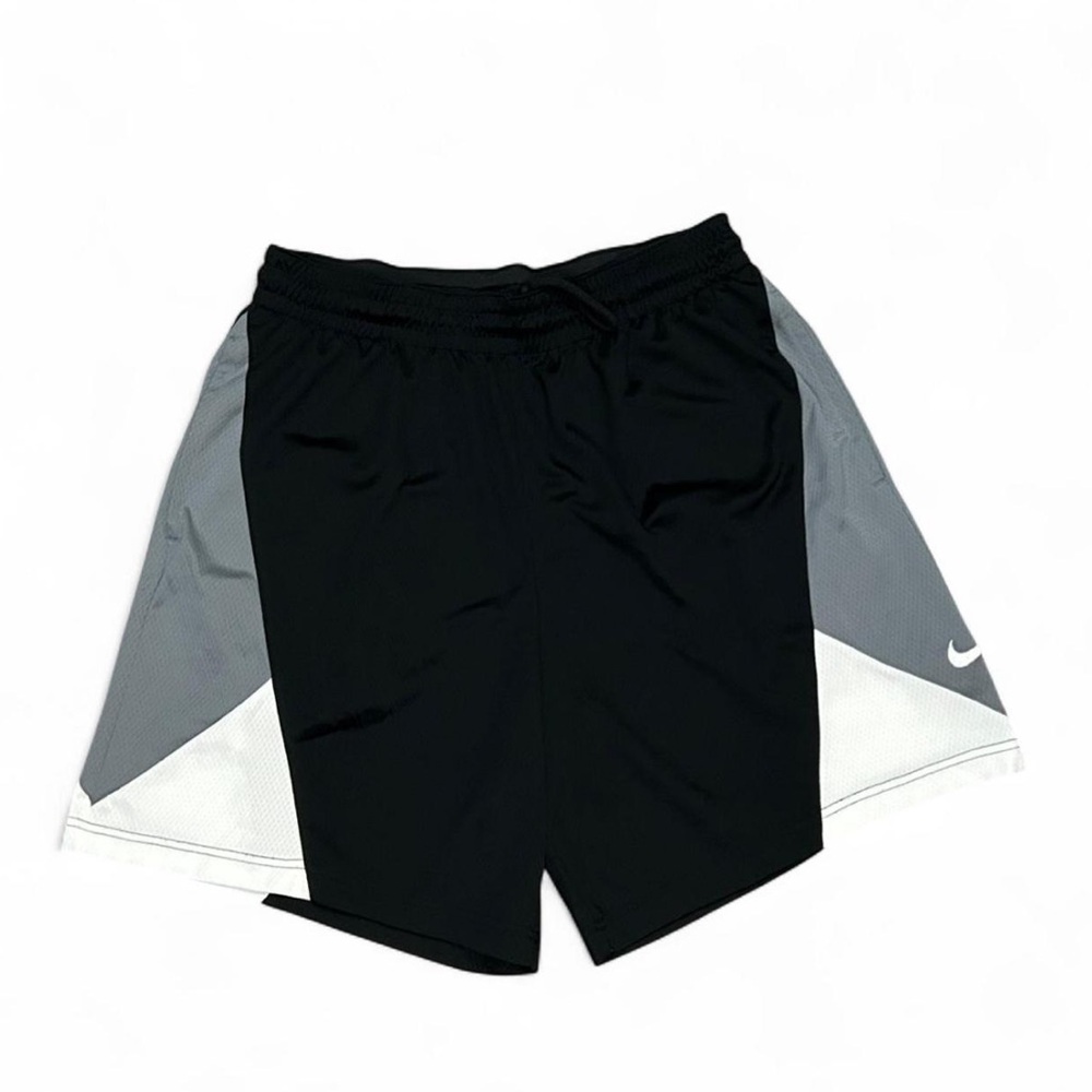 Nike Men's Dri-FIT Rival Basketball Shorts Black Grey Large CV1923-017